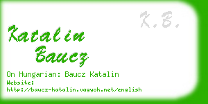 katalin baucz business card